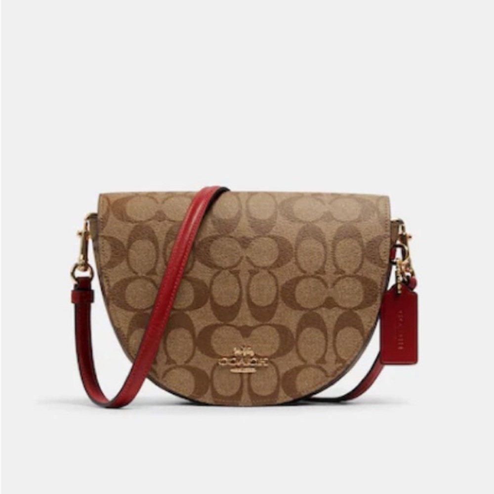 Coach Ellen Crossbody In Signature Canvas C1430